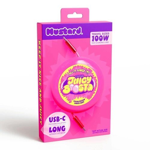 Love Frankie Juicy Boosta USB Charger - Bubblegum Pink