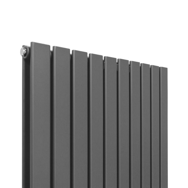 Designer Flat Panel Radiator - Anthracite Grey (1600mm x 700mm)