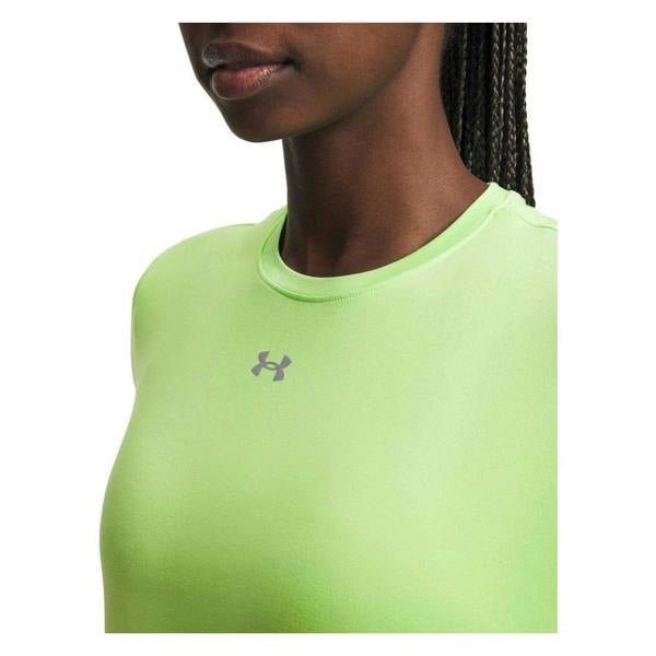 Under Armour Womens/Ladies Vanish Logo T-Shirt - Lime/Grey - 