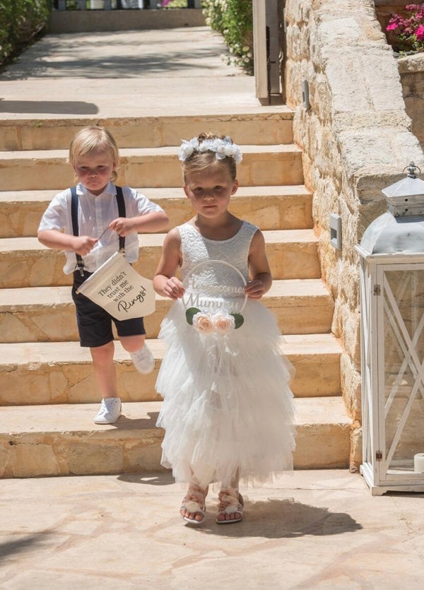 Children at a wedding