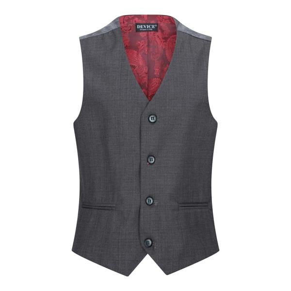 Paul Andrew Boys 3 Piece Charcoal Grey Classic Retro Suit