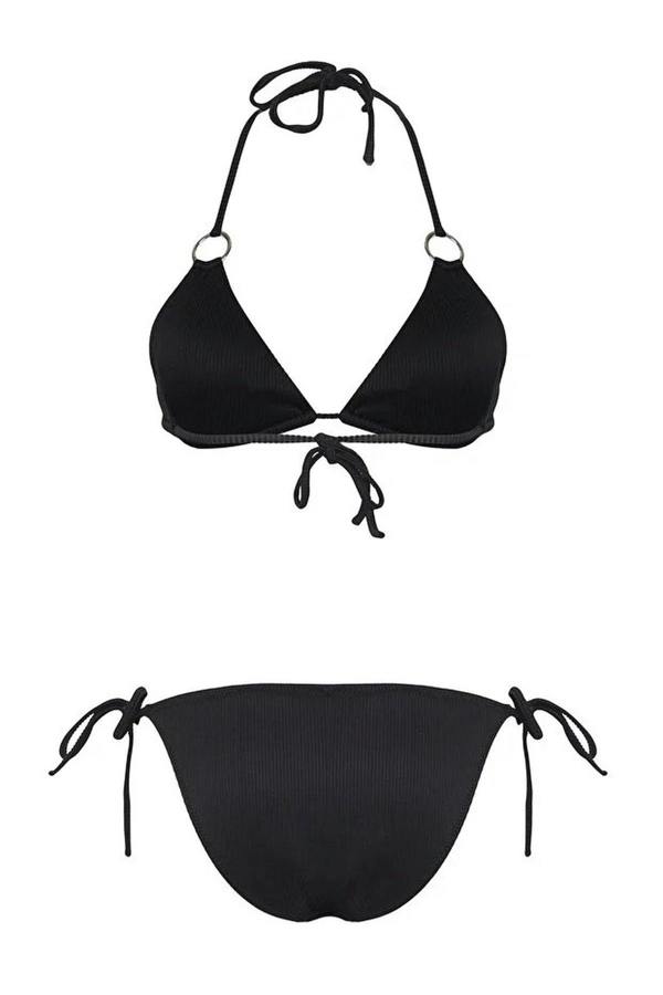 WOVCOR Triangle Padded Regular Waist Bikini Set with Accessories