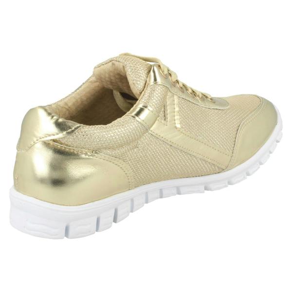 Spot On Ladies Waves Lace Up Trainers