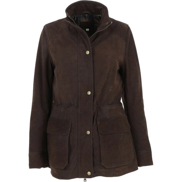 Fenland Women's Nubuck Leather Jacket: AnnaMae
