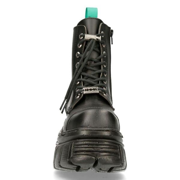New Rock Vegan Leather Combat Platform Boots- TANKMILI083-VS2
