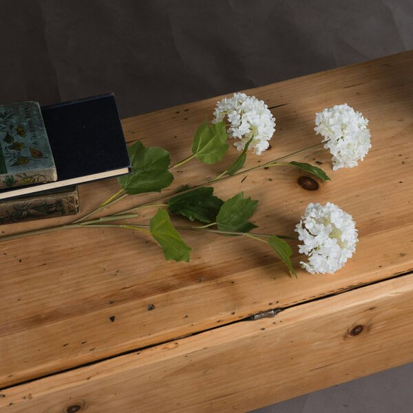 Wyld Haus Set of 3 Artificial Flowers Viburnum Opulus Stem