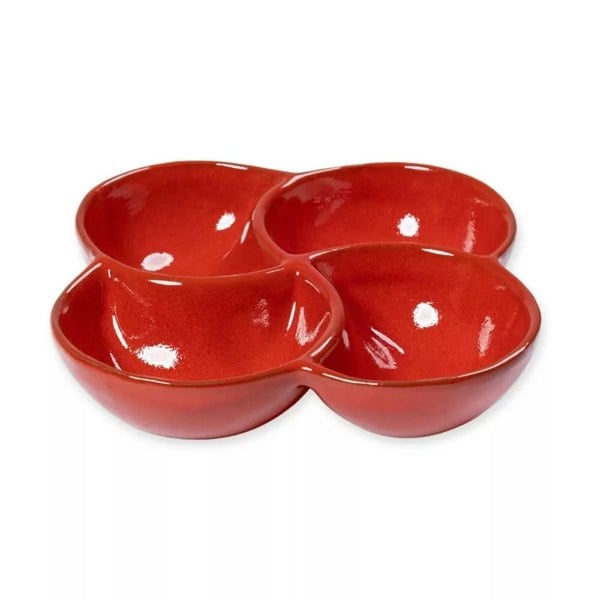 Selena Red Snack Dish