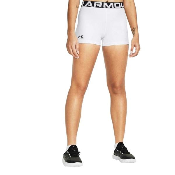 Under Armour Womens/Ladies HeatGear Compression Shorts - White - 
