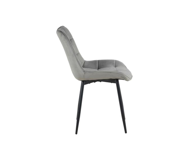 Outdoor Living Seattle Dining Table with 4 Erica Velvet Chairs