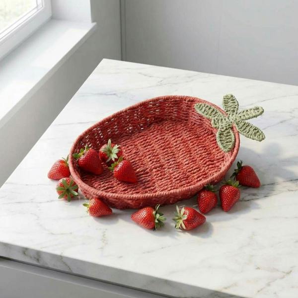 Garden Greatness Woven Strawberry Storage Basket