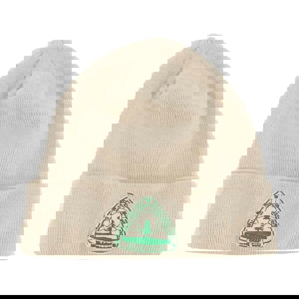 New Era Knitted Turned Up Cuff Beanie - Beige