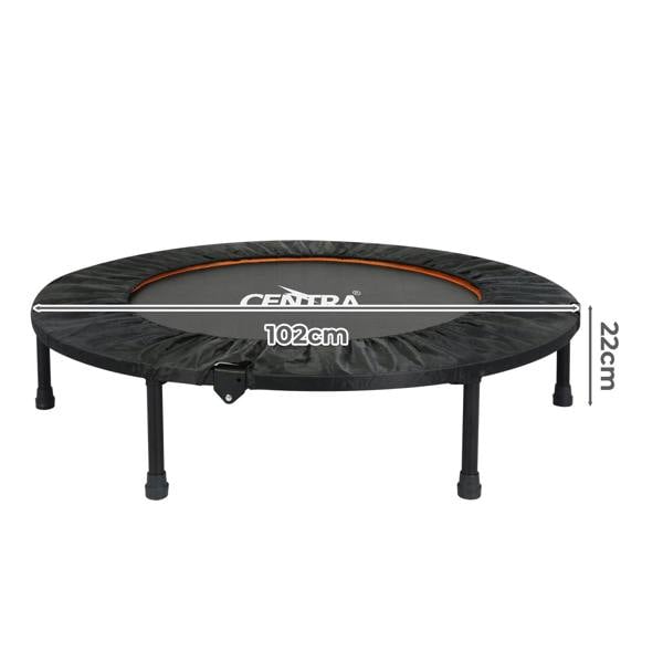 Centra 40 Inch Mini Trampoline Bounce Round Exercise Home Gym Fitness Rebounder
