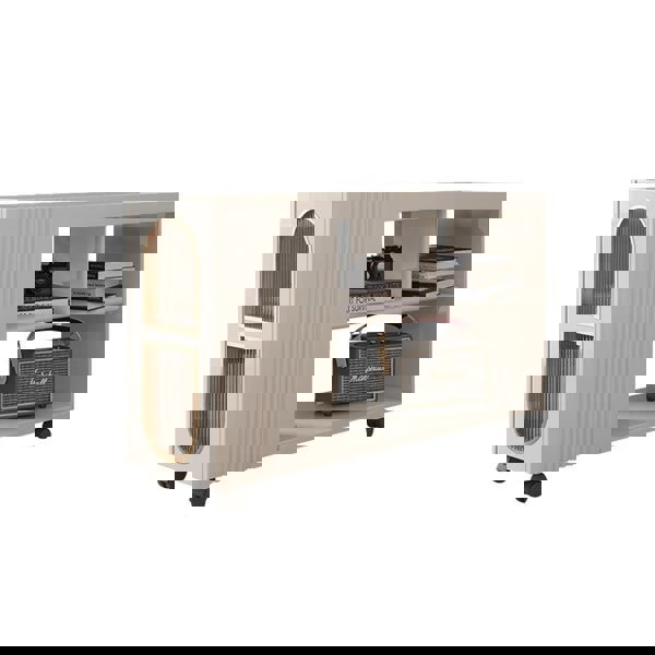 Dulcie Side Table With Wheels, Hallway Storage-Weilai Concept-Weilai Concept