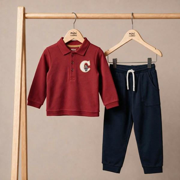 Boys Multi 2 Piece Top And Bottom