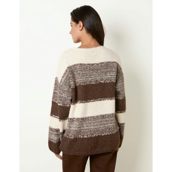 Blue Vanilla Stripe Knit Jumper