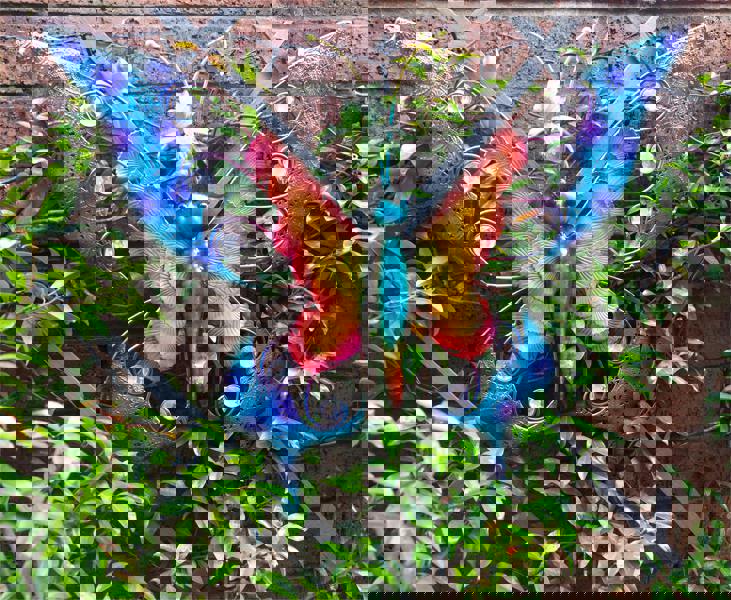 St Helens Metal Butterfly Garden Wall Ornament