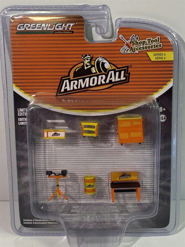 armor all shop tools 6 pcs 1:64 scale greenlight 16080a