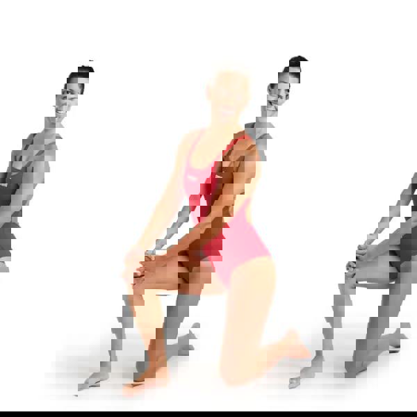 Red Arena Team Swim Pro Solid Swimsuit with adjustable straps