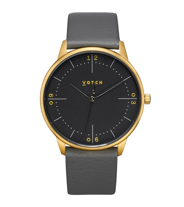 Votch Gold & Slate Grey with Black Watch | Aalto