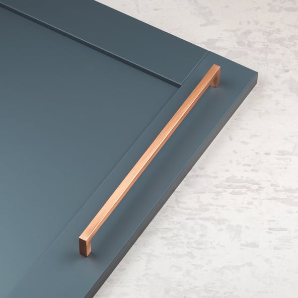Handle & Home Satin Copper Rose Gold D Bar Handles