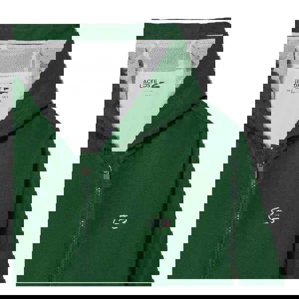 Lacoste Mens Sportsuit Tennis Tracksuit - Green/White - 