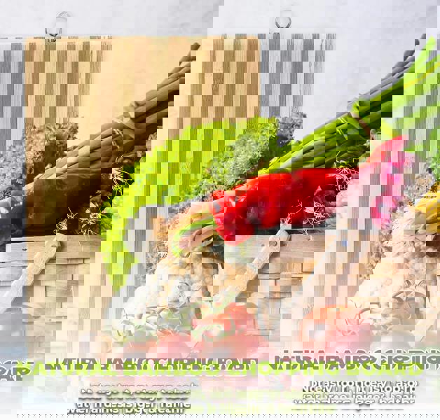 MANTRARAJ Natural Bamboo Wooden Chopping Board Bamboo Chopping Cutting Board Food Preparation