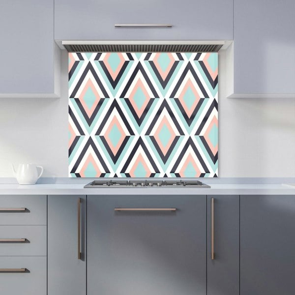 Warren Reed - Designer Zig Zag Abstract Pattern Kitchen Splashback