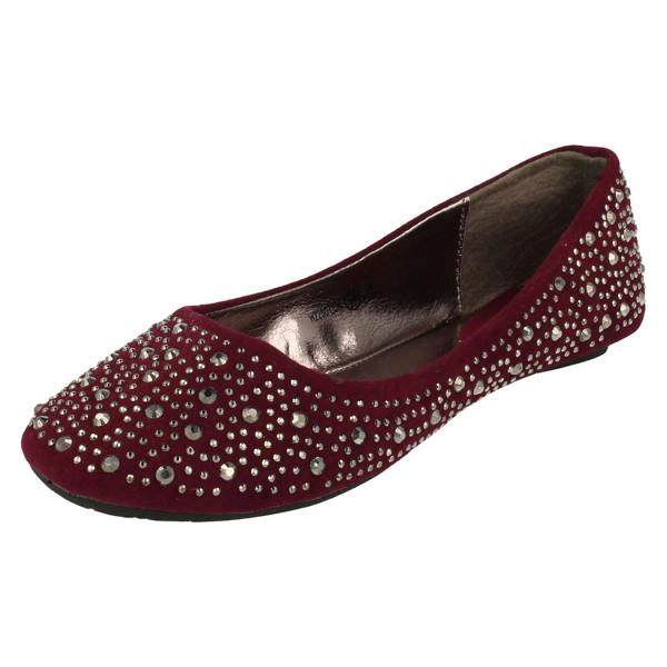Cutie Girls Cutie Studded Ballerina Shoes