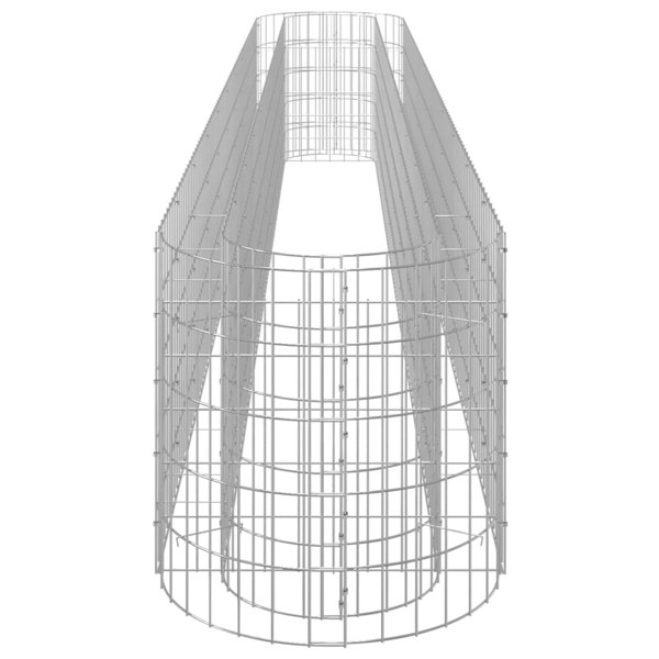 Berkfield Gabion Raised Bed Galvanised Iron 400x50x50 cm