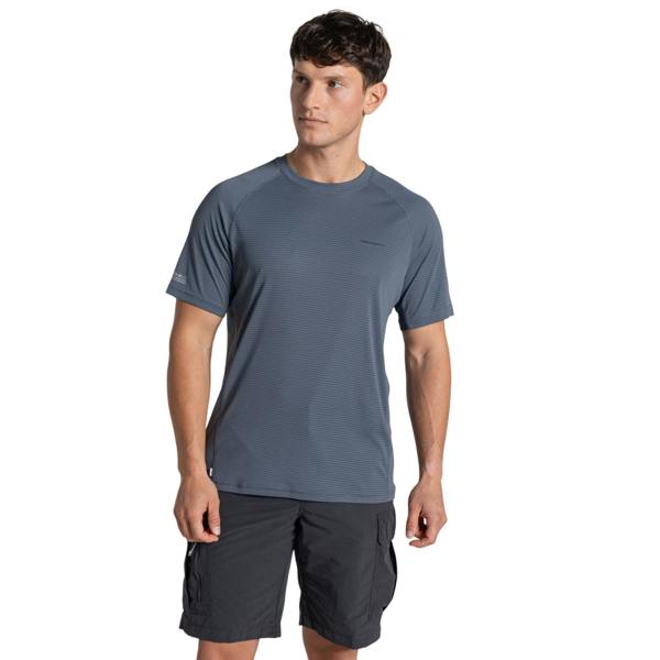 Craghoppers Mens Nosilife T-Shirt - Dark Pewter - 