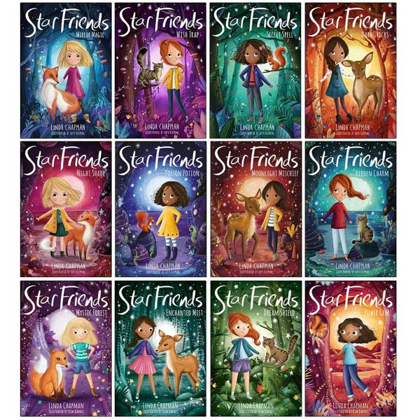 Star Friends 12 Books Set Collection by Linda Chapman
