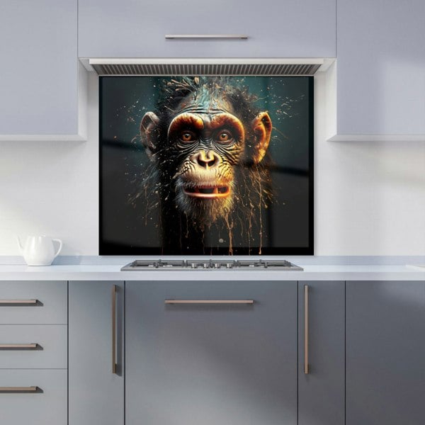 Warren Reed - Designer Splashart Monkey Face Kitchen Splashback