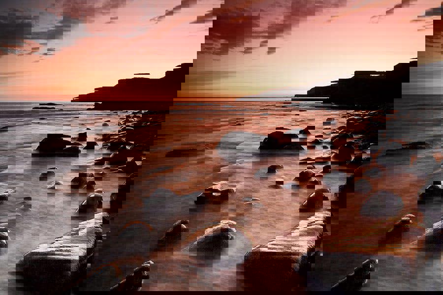 Hopeman Dawn art print by Graham Cormie