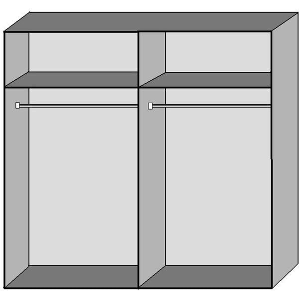 TJ's Furniture Ernie 225cm Door Sliding Wardrobe