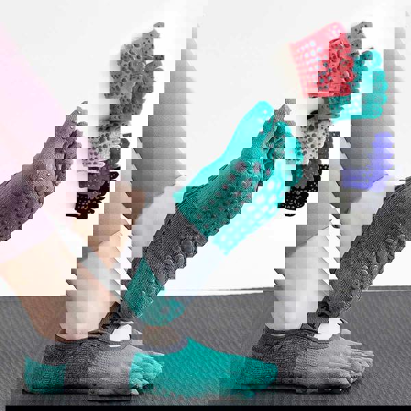 Leaper Professional Anti-Slip Five-Toe Yoga Socks