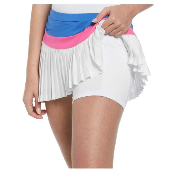 Original Penguin Womens/Ladies Asymmetric Tennis Skort - Nebulas Blue - 