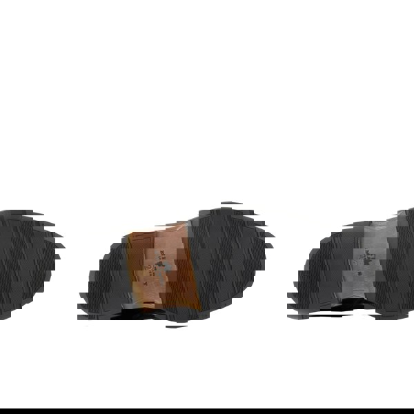 Embassy London Charles - Black & Gold - Men's toe cap dressy leather boot with zip and broguing