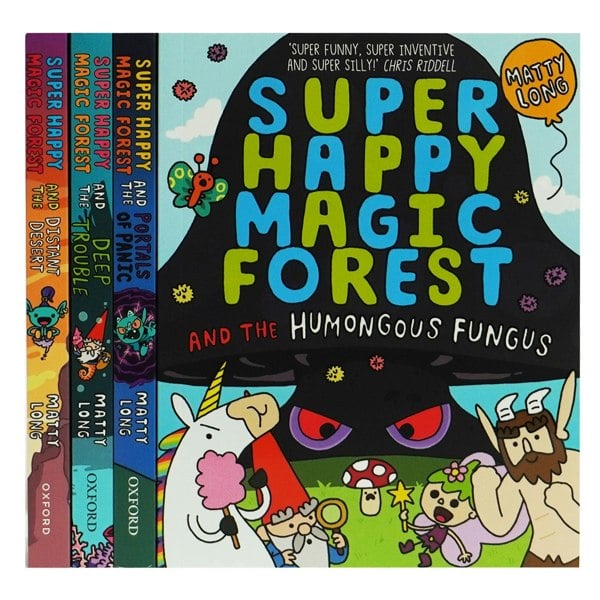 Super Happy Magic Forest Series by Matty Long 4 Books Collection Set