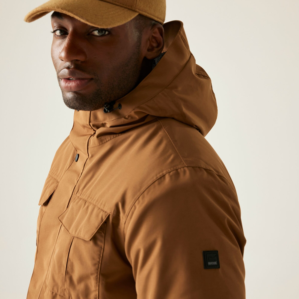 Regatta Mens Eamont Insulated Waterproof Jacket - Brown