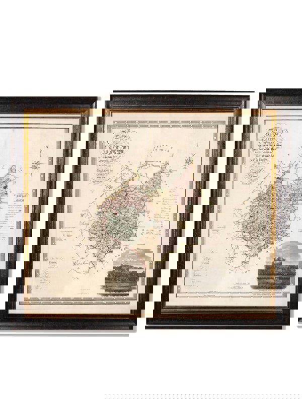 Exceptional Art c.1830 County Maps of England