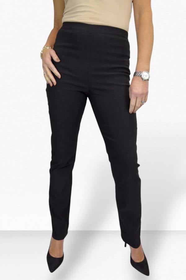 Paulo Due Women's Pull On Stretch Straight Leg Trousers