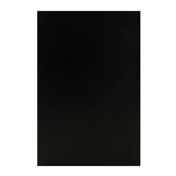 Sleek black Harmonia LED shop counter set featuring smooth surfaces and modern design, ideal for retail displays and promotions