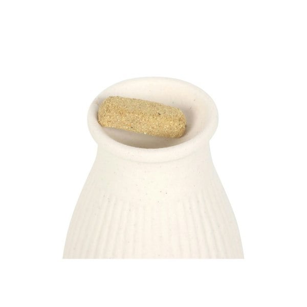 Serano Cream Ribbed Palo Santo Brick Burner
