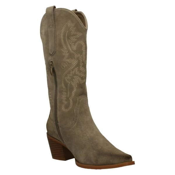 Spot On Ladies Spot On Cuban Heel Cowboy Boots  F51249