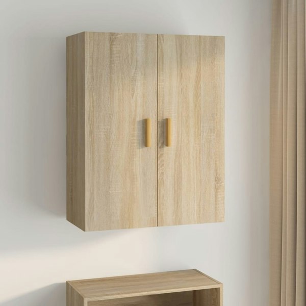 Berkfield Hanging Wall Cabinet Sonoma Oak 69.5x34x90 cm