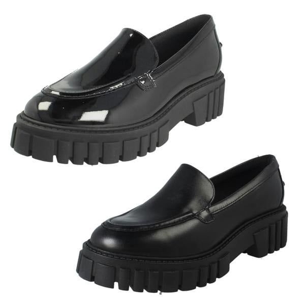 Clarks Ladies Clarks Chunky Sole Slip On Loafer Smart Shoes Page Loafer