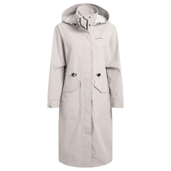 Craghoppers Womens/Ladies Naima Waterproof Jacket - Oyster - 
