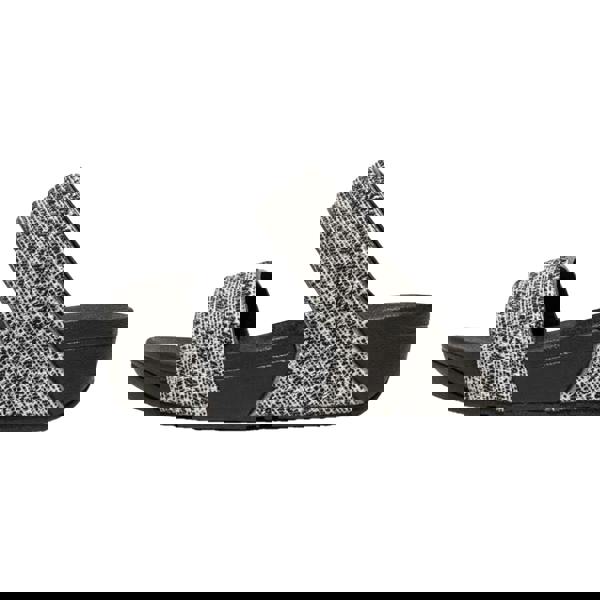 Fit Flop Womens/Ladies Lulu Shimmer Weave Sliders - Black - 