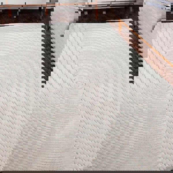 Malmo Knot Rug – Textured Striped Design