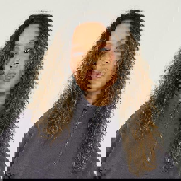 Brave Soul Charcoal Half Zip Polar Fleece Sweatshirt - Charcoal Image 4